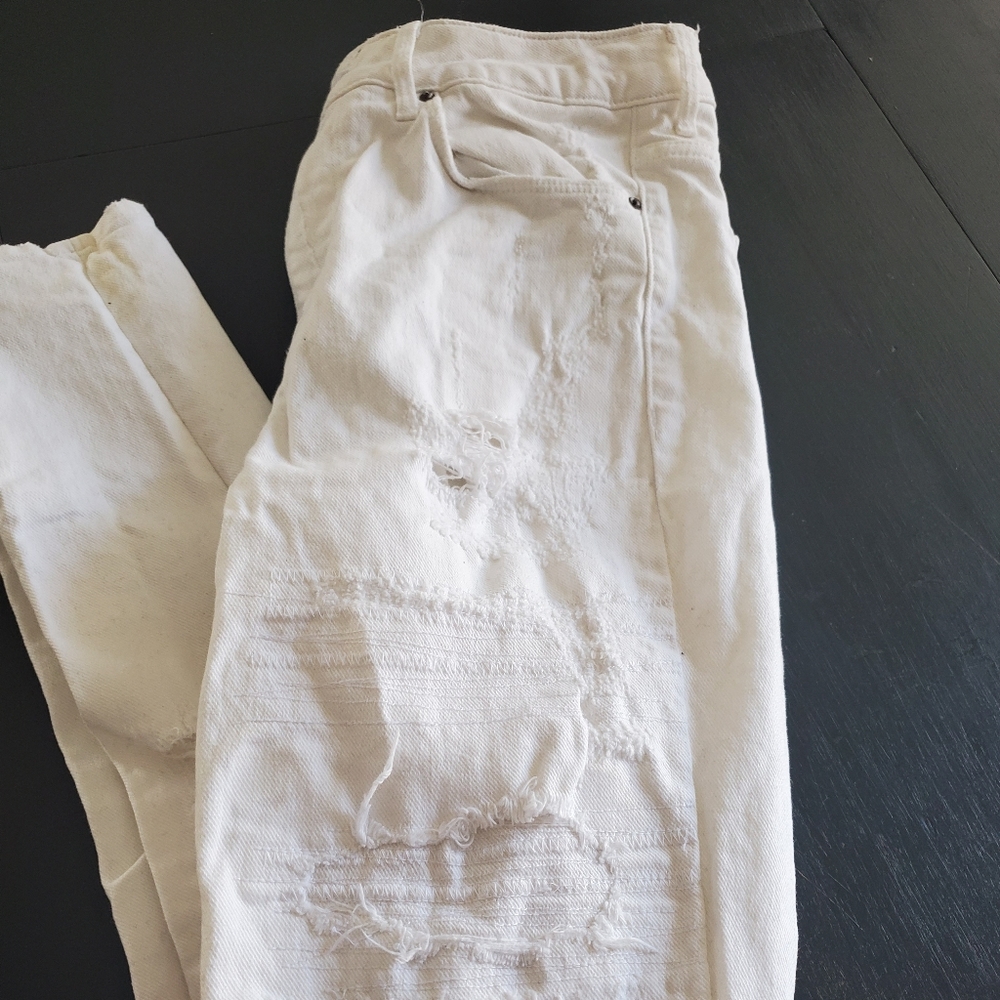 High-waist skinny jeans size 28